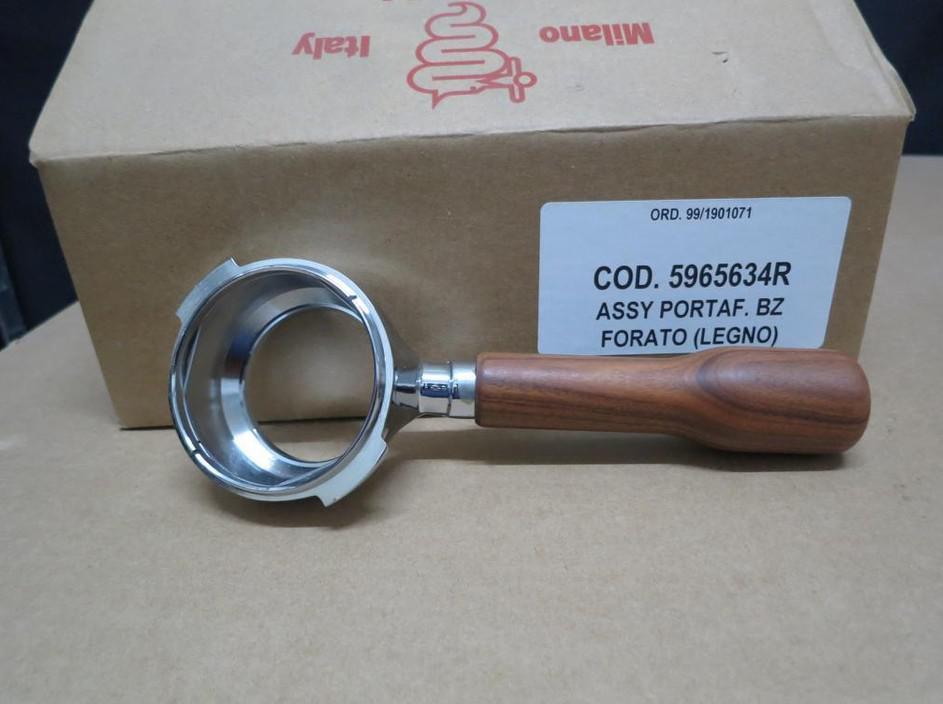 Bezzera Siebträger Bodenloss BZ W/Wooden Knob
