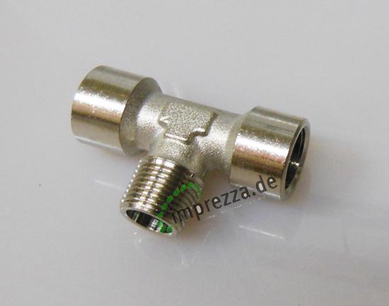 LF T-Anschluss 3/8I-3/8I-3/8 A vernick. 1