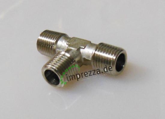 LF T-Anschluss 1/4A-1/4A-1/4 vernick. 1