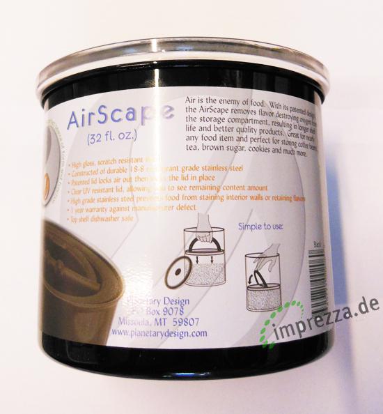 LF Vakuumbehälter schwarz 200 g 1