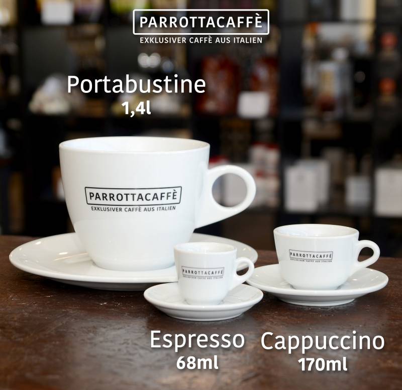Parrottacaffe Riesentasse Portabustine Parrottacaffe